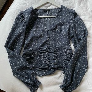 1.state v neck blouse